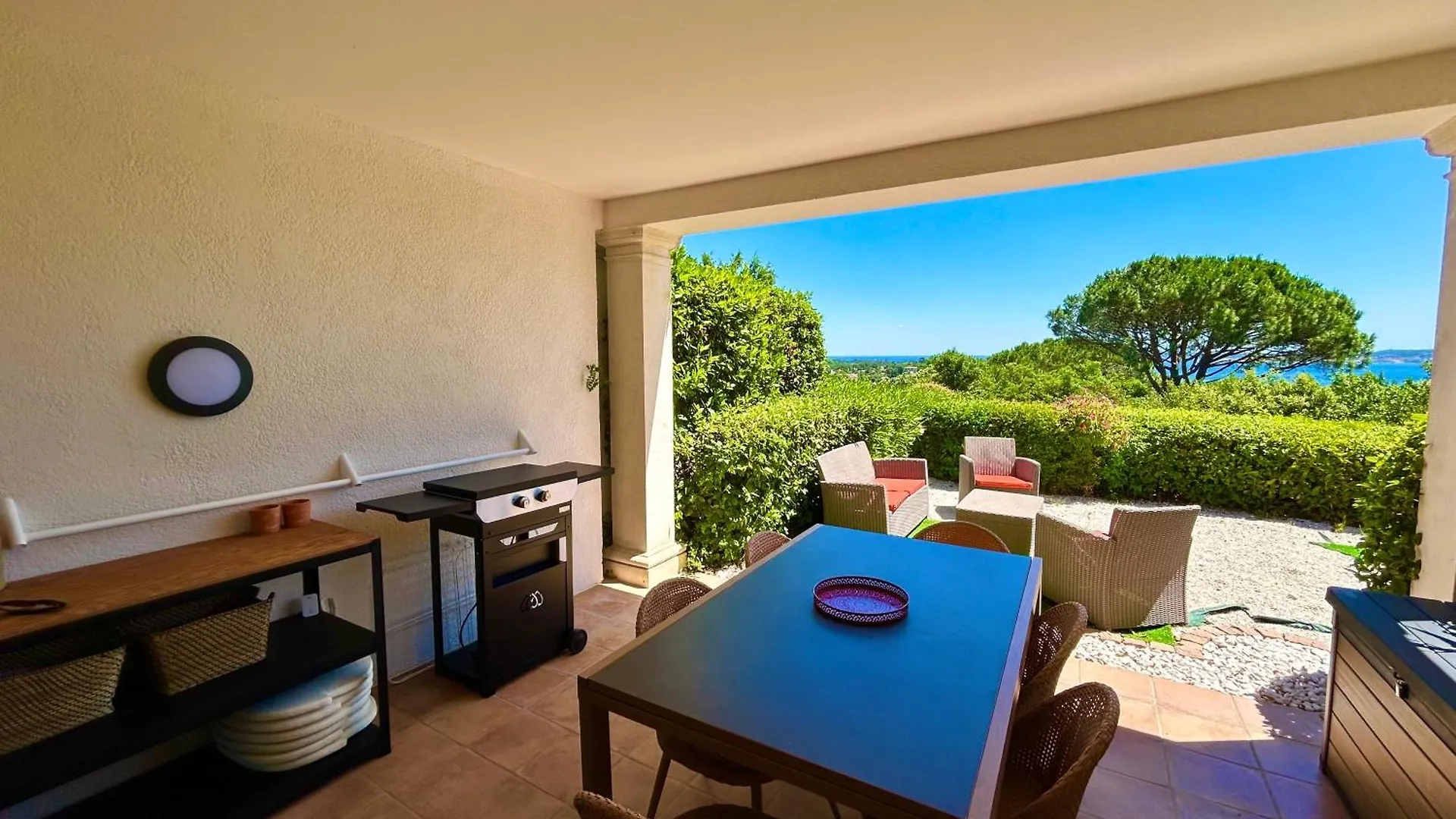 Les Restanques Vue Mer Bastide Rez Jardin 3021 Grimaud France