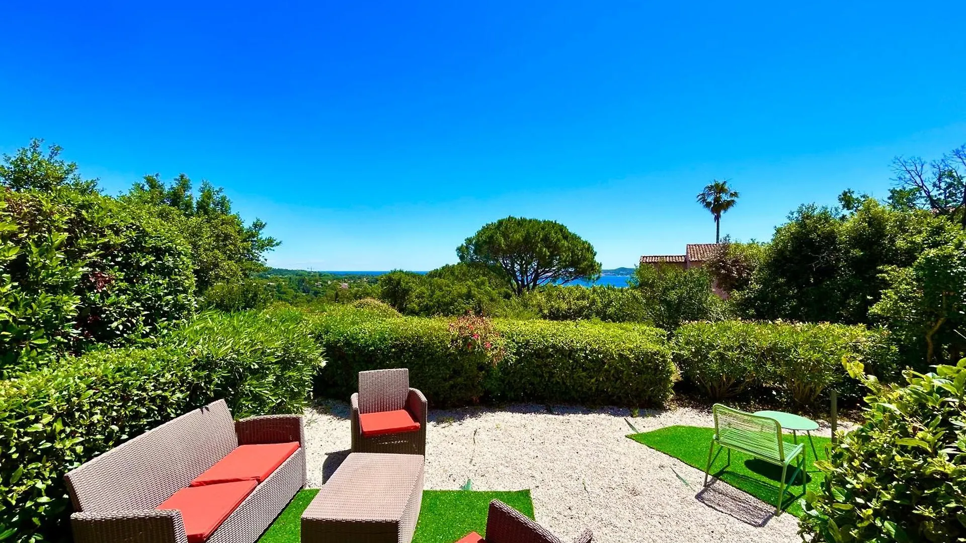 Les Restanques Vue Mer Bastide Rez Jardin 3021 Grimaud Apartment