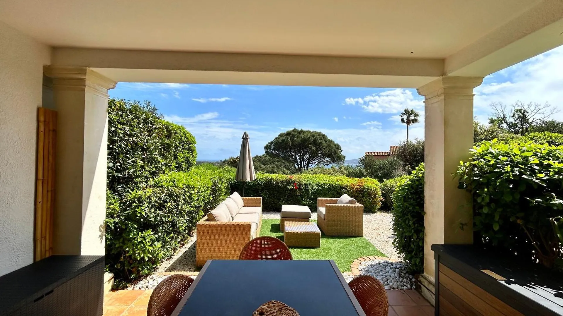 Les Restanques Vue Mer Bastide Rez Jardin 3021 Grimaud France